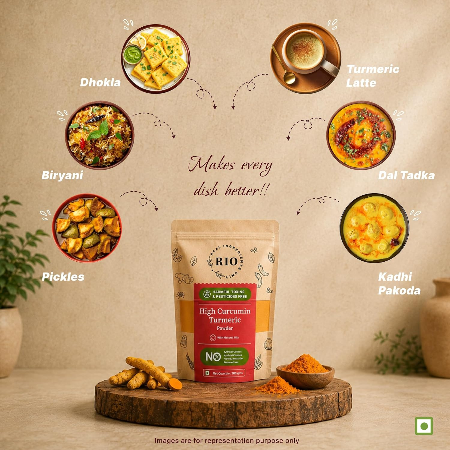 Dishes made better with RIO turmeric